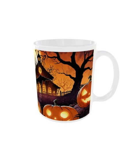 Mug maison hantée - Edition Halloween droit