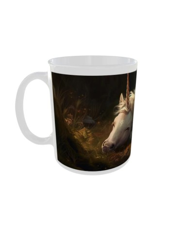 Mug Bebe licorne dort - Edition Licorne gauche