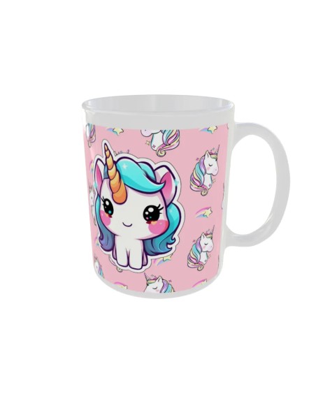 Mug Licorne kawaii rose - Edition Licorne droit
