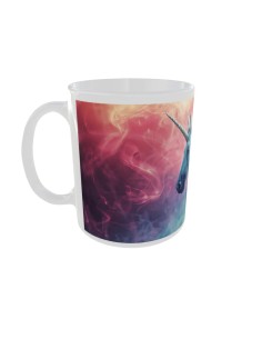 Mug Licorne multicolore fumee - Edition Licorne gauche