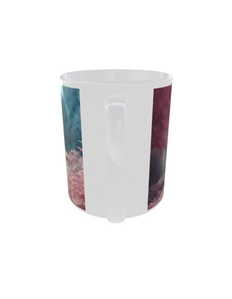 Mug Licorne rose et blanche - Edition Licorne arrière