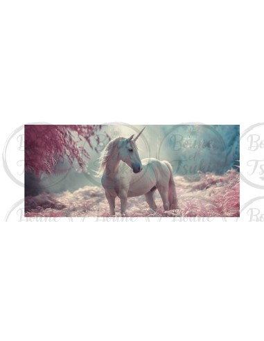 Mug Licorne rose et blanche - Edition Licorne