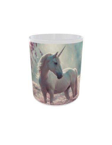 Mug Licorne rose et blanche - Edition Licorne avant