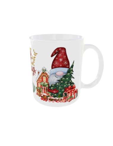 Mug Gnomes happy holidays - Edition Noël droit