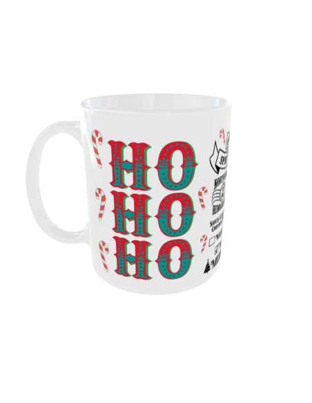 Mug Ho ho ho vintage - Edition Noël gauche