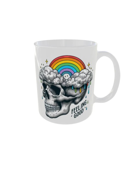 Mug Feeling good - Edition Tete de mort droit