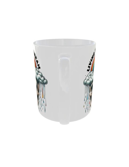 Mug Living the dream - Edition Tete de mort arrière