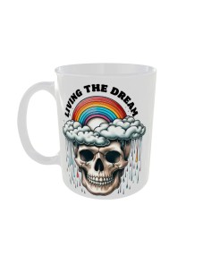 Mug Living the dream - Edition Tete de mort gauche