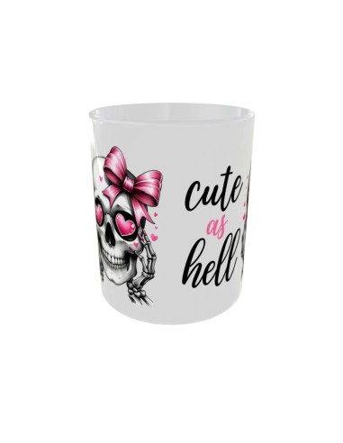Mug Noeud rose - Edition Tete de mort avant