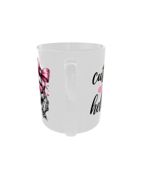 Mug Noeud rose - Edition Tete de mort arrière