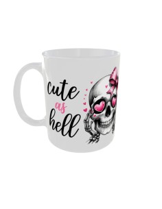 Mug Noeud rose - Edition Tete de mort gauche