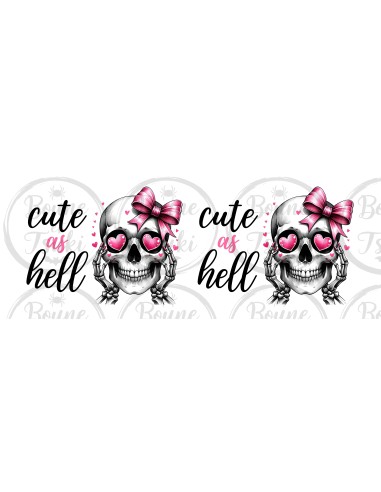 Mug Noeud rose - Edition Tete de mort