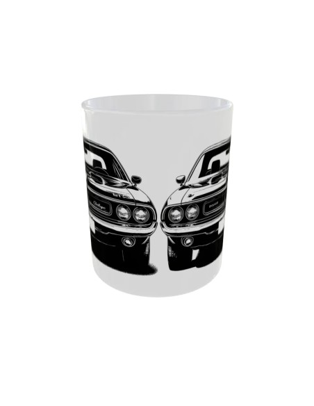 Mug Dodge challenger ombre - Edition Voiture avant