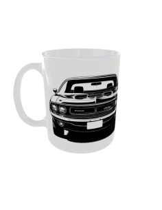 Mug Dodge challenger ombre - Edition Voiture gauche