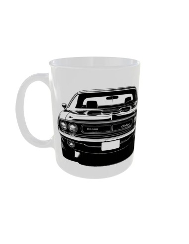 Mug Dodge challenger ombre - Edition Voiture gauche