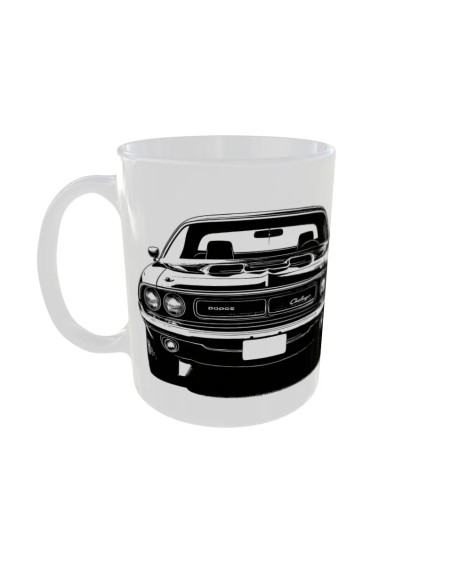 Mug Dodge challenger ombre - Edition Voiture gauche