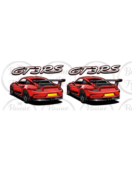Mug GT3RS rouge - Edition Voiture
