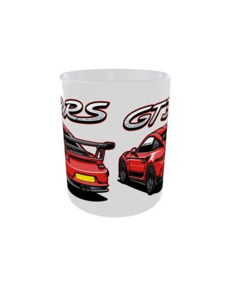 Mug GT3RS rouge - Edition Voiture avant