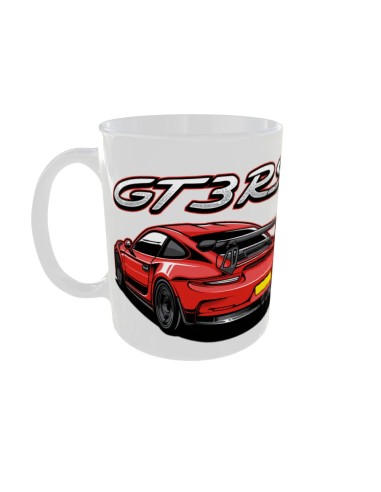 Mug GT3RS rouge - Edition Voiture gauche