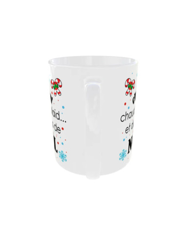 Mug Chocolat plaid et film - Edition Noël arrière