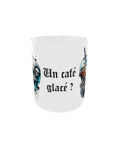 Mug Un café glacé - Edition Tête de mort gauche 2