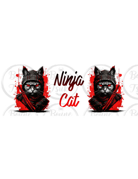 Mug Chat ninja - Edition Chat