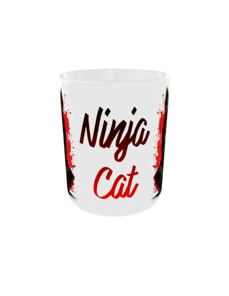 Mug Chat ninja - Edition Chat avant