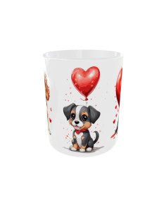Mug Chiens coeur - Edition Saint Valentin gauche 2