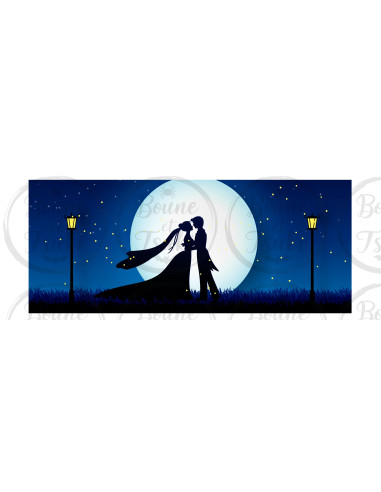 Mug Couple bleu - Edition Saint Valentin