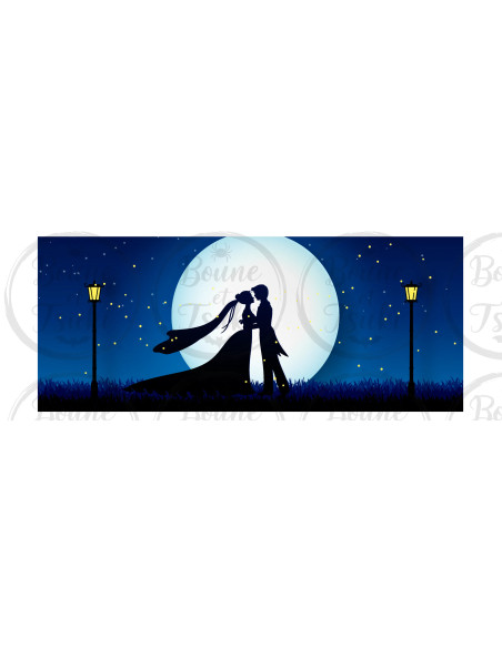Mug Couple bleu - Edition Saint Valentin