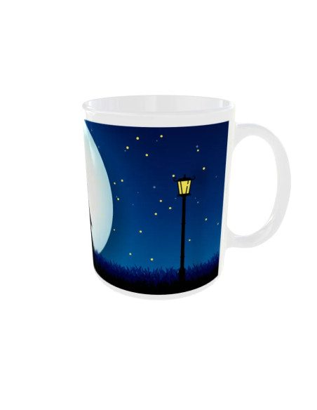 Mug Couple bleu - Edition Saint Valentin droit