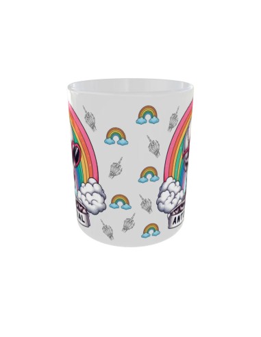 Mug Antisocial - Edition Tete de mort avant