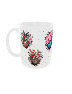 Mug Sept coeurs - Edition Saint Valentin gauche