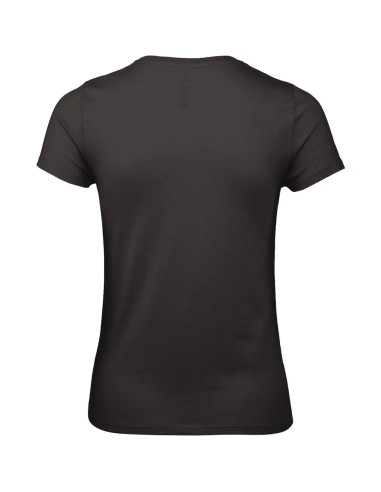 TSHIRT PERSONNALISE NOIR ARRIERE FEMME