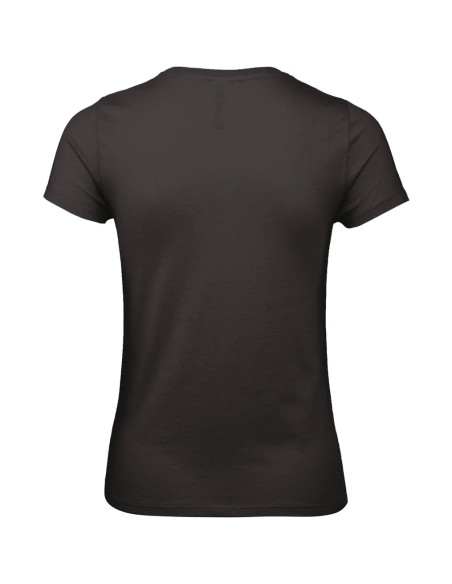 TSHIRT PERSONNALISE NOIR ARRIERE FEMME