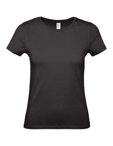 TSHIRT PERSONNALISE NOIR AVANT FEMME