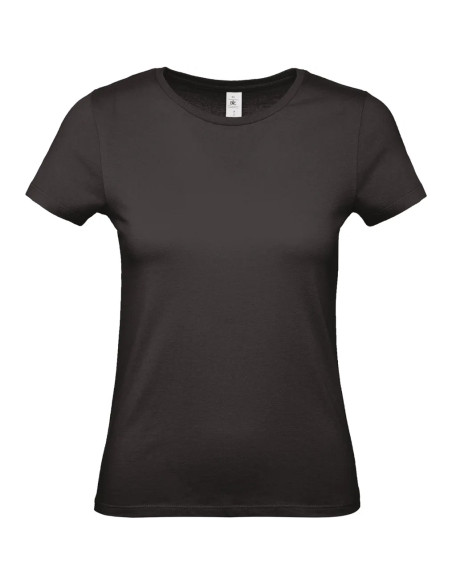 TSHIRT PERSONNALISE NOIR AVANT FEMME
