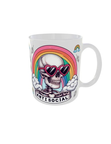 Mug Antisocial - Edition Tete de mort droit