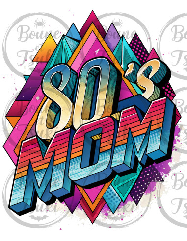 T-shirt 80's Mom - Edition Fête des Mères