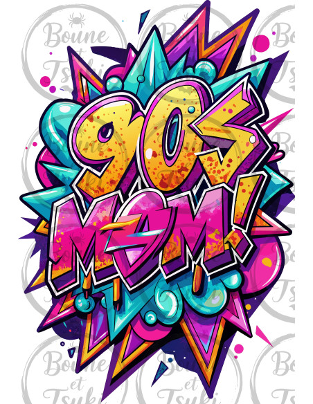 T-shirt 90's Mom - Edition Fête des Mères