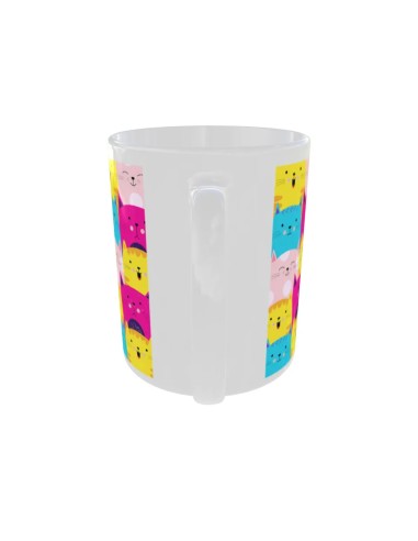 Mug Chat coloré - Edition Chat arrière