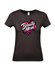 T-shirt Beauty Mom coeur Femme - Edition Fête des Mères avant