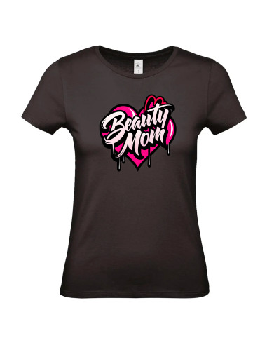 T-shirt Beauty Mom coeur Femme - Edition Fête des Mères avant