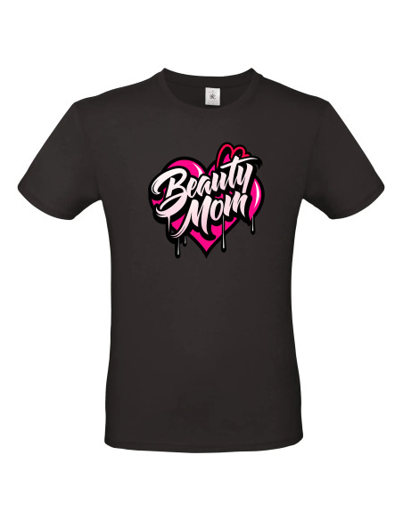 T-shirt Beauty Mom coeur Homme - Edition Fête des Mères avant