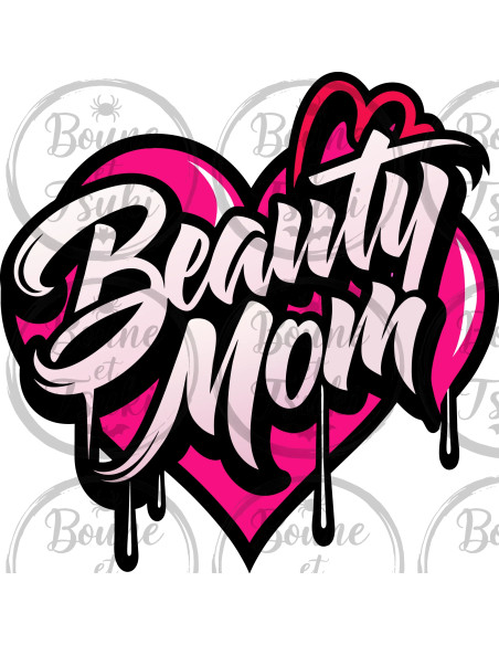 T-shirt Beauty Mom coeur - Edition Fête des Mères