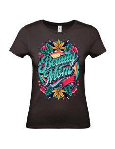 T-shirt Beauty Mom tropical Femme - Edition Fête des Mères avant
