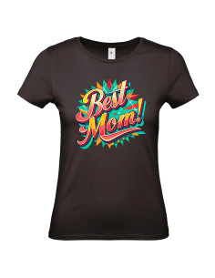 T-shirt Best Mom rétro II Femme - Edition Fête des Mères avant