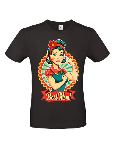 T-shirt Best Mom rétro III Homme - Edition Fête des Mères avant