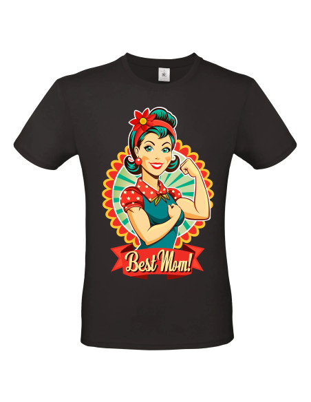 T-shirt Best Mom rétro III Homme - Edition Fête des Mères avant