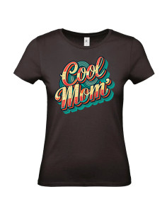 T-shirt Cool Mom rétro Femme - Edition Fête des Mères avant